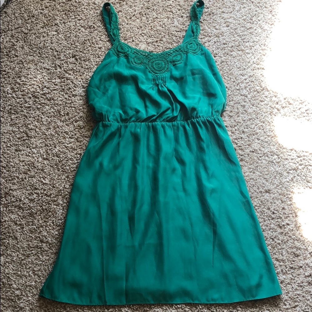 Kelly green lightweight dress!